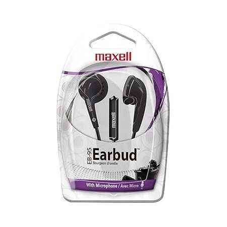 Maxell EB-95 Stereo Earbuds with Mic 199846