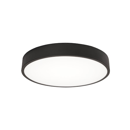 Afx Bailey 14in LED Flush Mount, Black BAYF14LAJUDBK