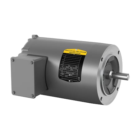 Baldor-Reliance 1/2 HP, 3600 RPM, Three Phase, 230/460V, 60HZ, TENV, 56C, F1 VNM3537