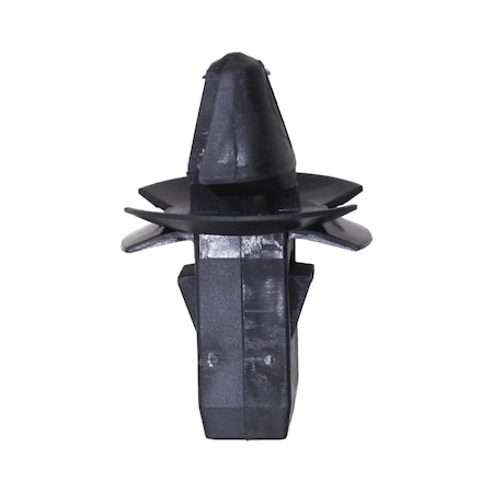 Auveco Chrysler Moulding Clip, Black Nylon, 20mm Flange, 13mm Stem, 12mm Length, 15PK 21791