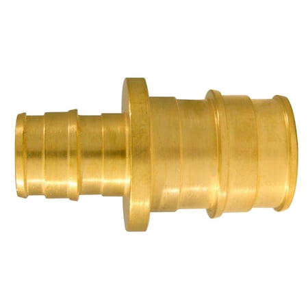 Homestead 0.5 x 0.75 in. Barb Brass Straight Coupling, 25PK HO2190976