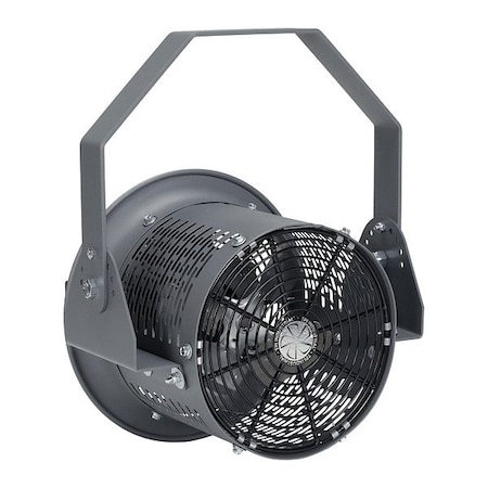 Tpi HV 10" Blower 120V 1600CFM, Ceiling, Wall Mount, 8 in Blade Dia, 120V AC, 989 cfm, Non-Oscillating HV10120V