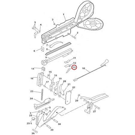 Zenport Replacement Tension Spring for Tape Tool, 10PK ZLT-13