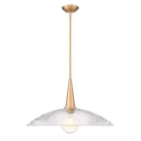 Z-Lite Lunelle Modern Gold 1 Light Pendant 3051P24-MGLD