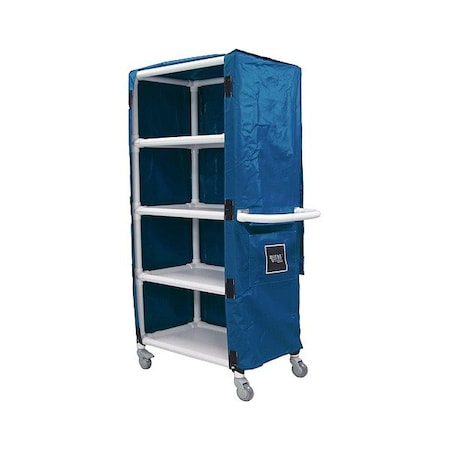 Royal Basket Trucks Linen Cart, 600 lb Capac., 42" L G42-BBX-4VA-4ULN
