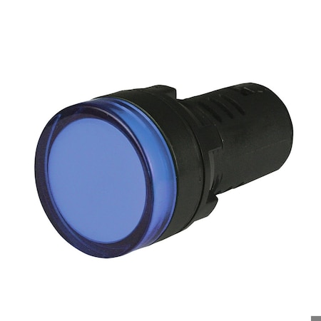 Automation Systems Interconnect 120V Blue Panel Indicator Light, 22mm Panel Mount, UL PLML4L110UL
