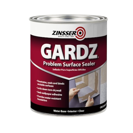 Zinsser Zinnser Gardz Problem Surface Sealer, Matte, Clear, 1 Quart 2304
