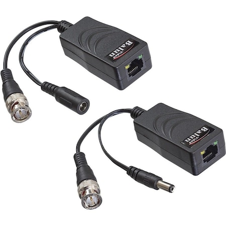 Gem By Triplett Video Balun, male/female power contacts. HDB-PVRJ45PT2