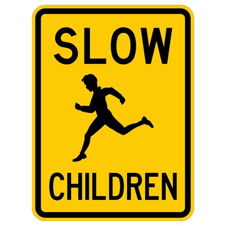 Sign Solutions Usa Traffic Sign, 18 in Width, Aluminum Sign, Vertical Rectangle DCS12DYE1824CUS00028