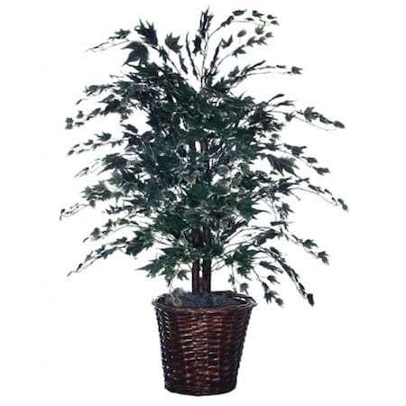 Dare2Decor 4 ft. Silver Maple Bush DA701954