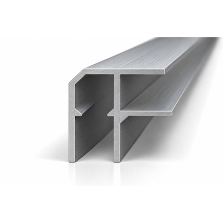 Brunner Aluminum Outside Corner Trim 1-1/4" x 1-1/4" for 3/8" material, 6063-T5 12 Feet Satin Anodized G375 S12