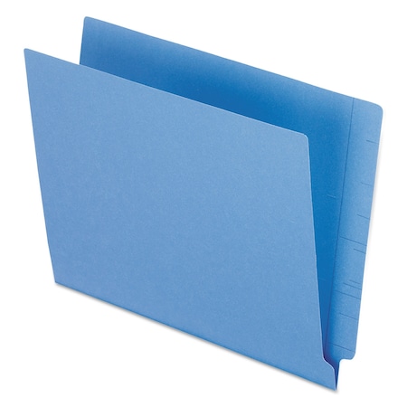 Pendaflex Colored End Tab Folders with Reinforced Double-Ply Straight Cut Tabs, Letter Size, Blue, 100PK H110DBL