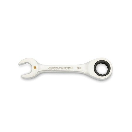 Gearwrench Stubby Combination Ratchet, 12 Pt, 13 mm 86843