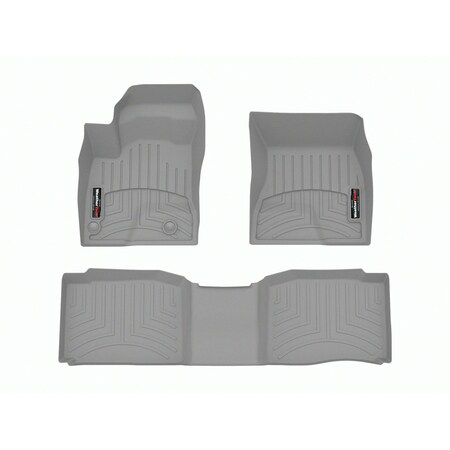 Weathertech Grey, Front and Rear Floorliners 461792-1-2
