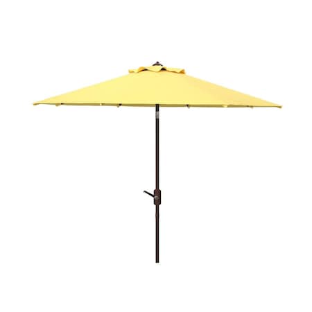 Safavieh 9 ft. Ortega Crank Umbrella, Yellow PAT8001Y