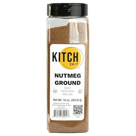 Kitch 24/7 Spices Ground Nutmeg, 16 Ounce KC2010