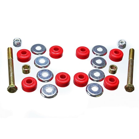 Energy Suspension Stabilizer Bar Link Bushing, Red; Polyurethane 16.8104R