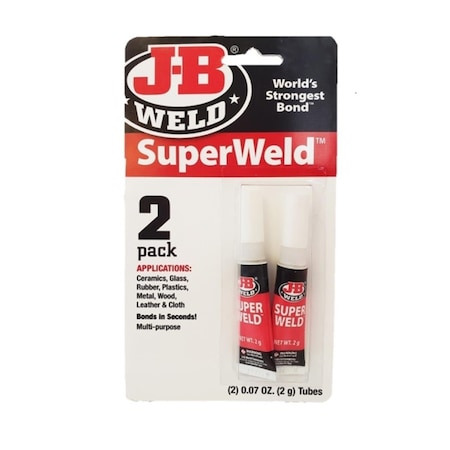 J-B Weld 0.07 oz SuperWeld Glue, 2PK 33102