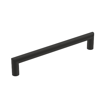 Amerock Revolve 6-5/16 inch (160mm) Center-to-Center Matte Black Cabinet Pull, 10PK 10VMP36854FB