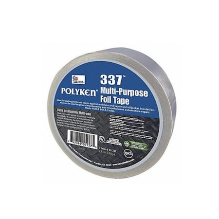 Berry Plastics Polyken 2.83 in. W X 50 yd L Silver Foil Tape 1 pk 1087633