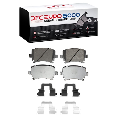Dfc 5000 Euro Ceramic Disc Brake Pad Set,  1600-1108-01