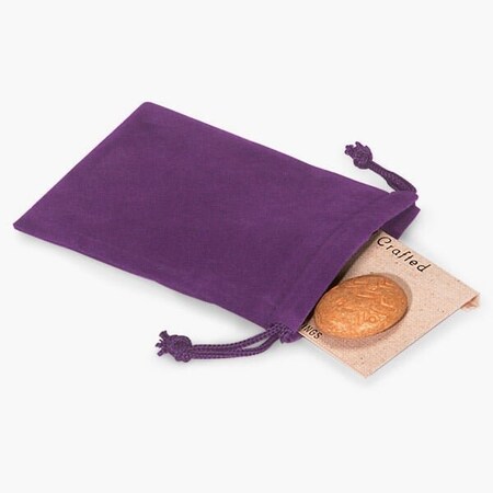 Nashville Wraps Grape Velour Jewelry Bags with Drawstrings, 3x4, 100PK 95543