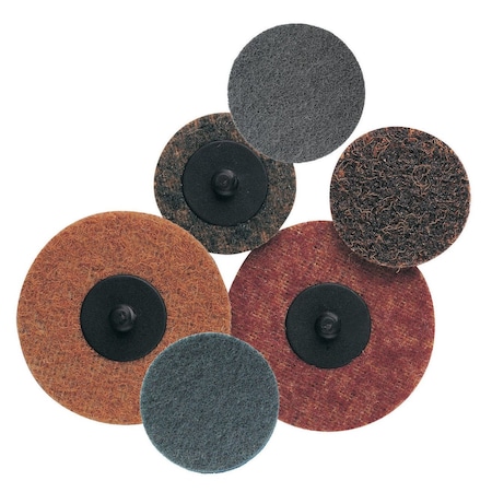 Pearl Quickmount Mini Conditioning Discs 2" AO Non-Woven Coarse Tan NW02COQ