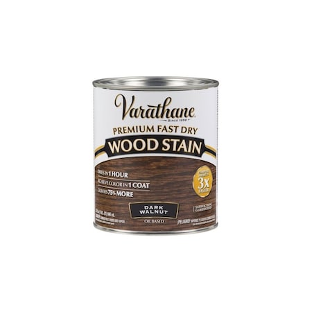 Rust-Oleum Varathane Dark Walnut Fast Dry Wood Stain, 2PK 262006