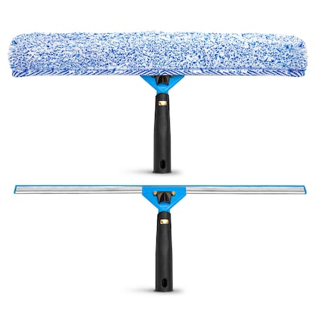 Gritt Commercial Swivel Window Washing Kit with 18 Squeegee and 18 Washer GRI136-18