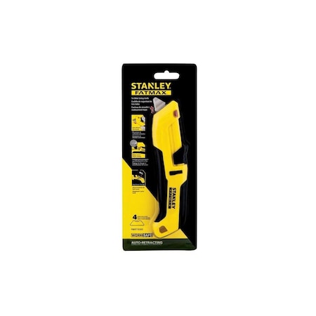Stanley Safety Knife Fatmax 1" Sliding Black/Yellow Black/Yellow FMHT10365
