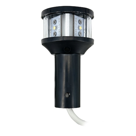 Seaview 12V C5 Certified Round 3nm LED Combo Masthead All-Round Light - Black LTBLED12C5BLK