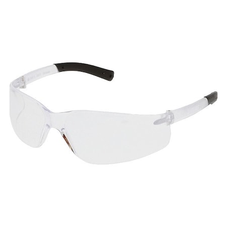 Mcr Safety BearKat (BK2), Safety Glasses, Duramass Hard Coat, Polycarbonate Lens, Clear Frame, Frameless, 1 PR BK210