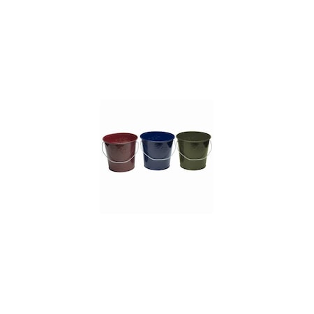 Tiki Lavish Woodland Wax Bucket Candle, Army Green/Burgundy/Navy Blue, Citronella, 35hr Burn Time, 17 oz 1417039