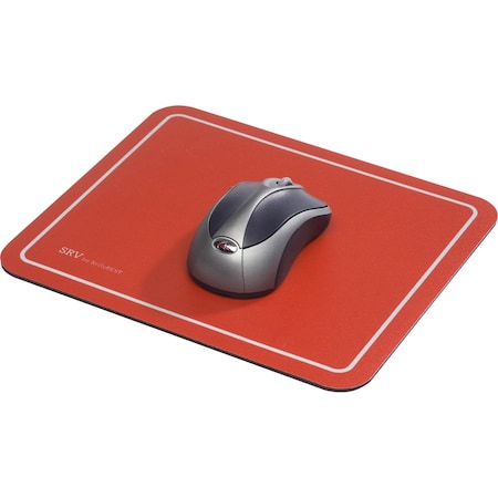 Kelly Computer Supplies SRV OPTICAL MOUSE PAD, NONSKID BASE, 9 X 7-3/4, RED 81108