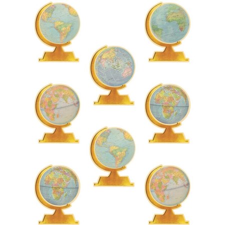 Roomfactory Travel The Map Globes Accnts, 3PK RO1726458