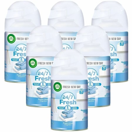 Reckitt Benckiser Air Wick, FRESHMATIC ULTRA SPRAY REFILL, FRESH LINEN, AEROSOL, 5.89 OZ, 6PK 82314CT