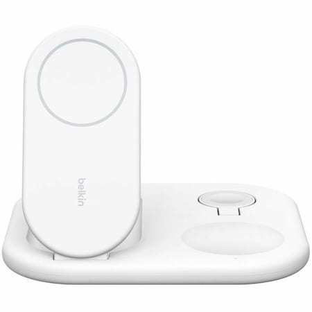 Belkin QI2 3-IN-1 MAGNETIC WIRELESS CHARGING STAND, WHITE WIZ029TTWH
