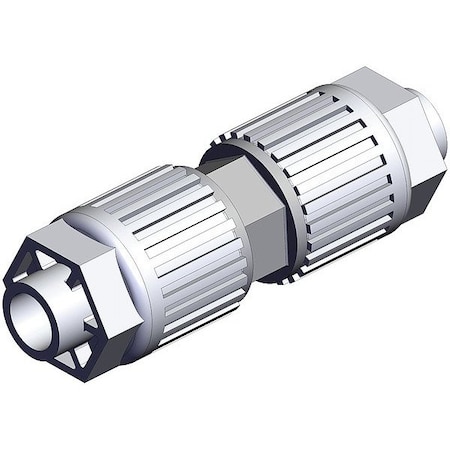Smc High Purity Tube Fitting, Union, PFA LQ3U3A