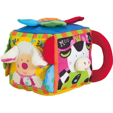 Melissa & Doug Musical Farmyard Cube Learning Toy 9177