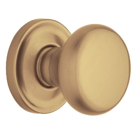 Baldwin Single Dummy Preconfigured 5015 Knob with 5048 Rose Vintage Brass Finish 5015033IDM