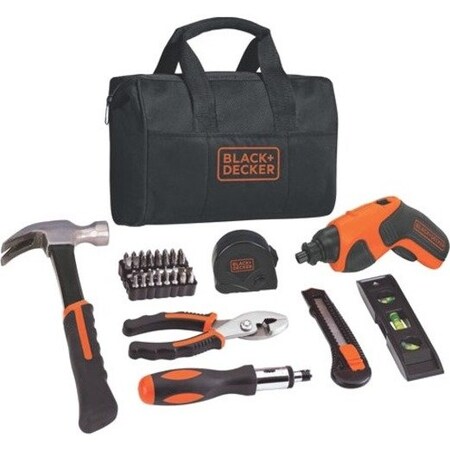 Black & Decker 4V MAX* Lithium Screwdriver and 42 pc Project Kit BDCS20PK