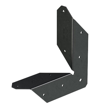 Simpson Strong-Tie Rigid Tie Outdoor Accents Angle, 5-9/16 in W, 1.43 in D, 5-9/16 in H, Steel, Black APRTA2