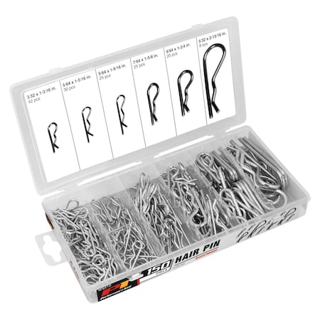 Perform Tool Hair Pin Clip Assortment EClip Assortment Carbon Steel W5210