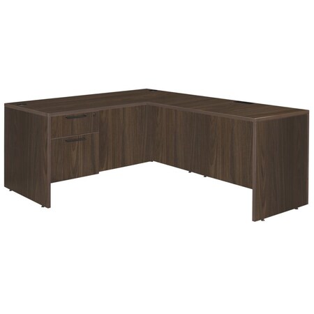 Regency Corner Desks, 29 in H, 66 in W X Wood, Neo Walnut LLDSP663047NW