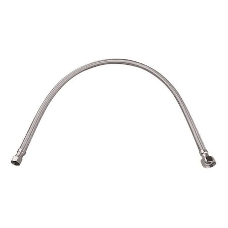 Durapro 3/8 in. Flare x 1/2 in. FIP x 20 in. Braided Stainless Steel Faucet Supply Line 231123LF
