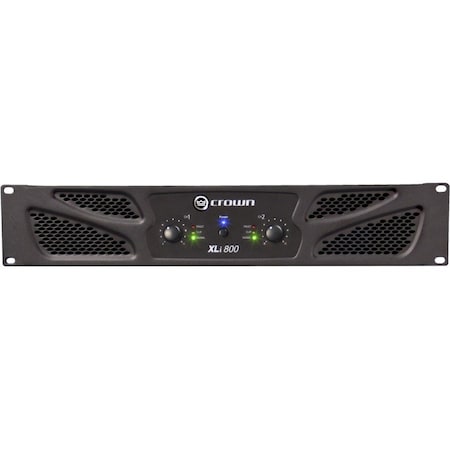 Harman Professional Solutions Crown 800 Amplifier - 400 W RMS - 2 Channel - Dark Gray - 20 Hz to 20 kHz NXLI8000US