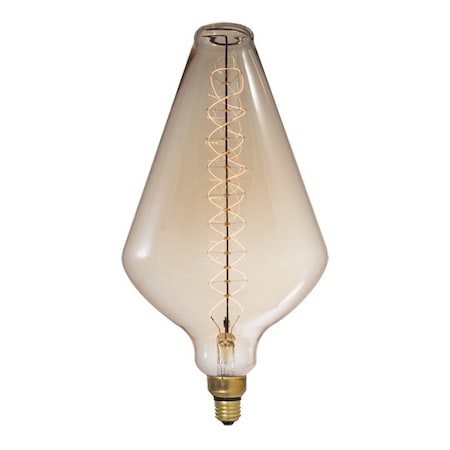 Bulbrite 60-Watt Diamond Incadescent Medium Base (E26) Grand Filament Light Bulb Nostalgic 2200k 137701
