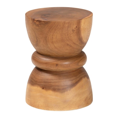 Bali & Pari Bancroft Solid Suar Wood End Table 263-14276-ZORO
