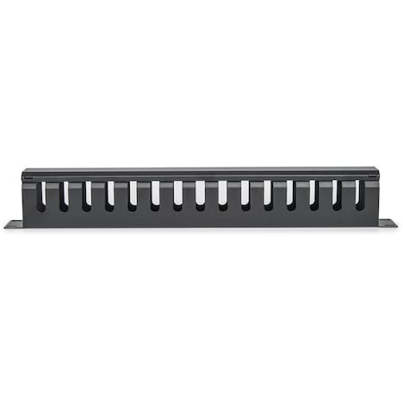 Rocstor 1U HORIZONTAL CABLE MANAGEMENT COMPATIBLE WITH STANDARD 19 RACKS Y10E016-B1