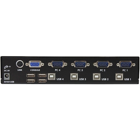 Startech.Com 4 Port VGA USB KVM Switch with Hub SV431USB